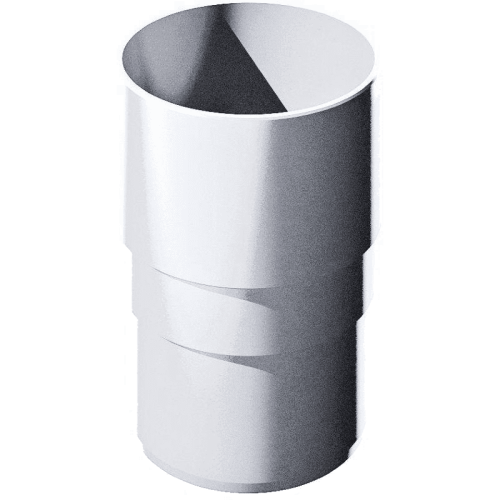 Соединитель трубы Verat 125/82 белый