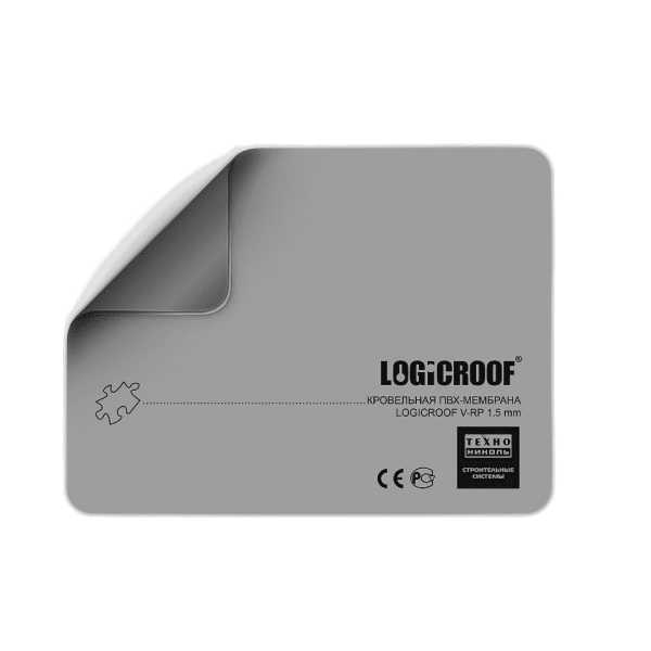 ПВХ мембрана Logicroof V-RP 1,2 мм серая 2,10x25 м