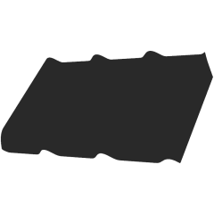 Фиброчерепица Decover 40/300 1750x980x5,8 мм графит