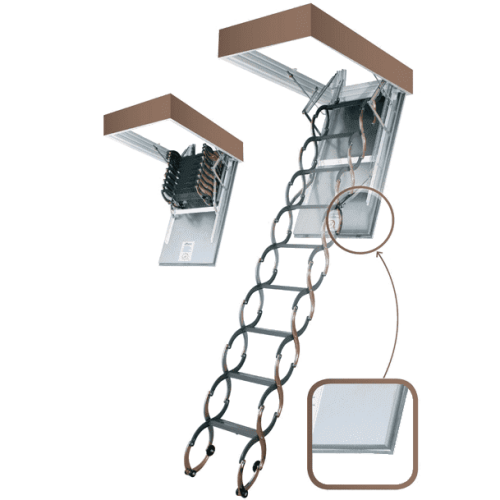 FAKRO Лестница ножничная металлическая 70*120 LSF-300