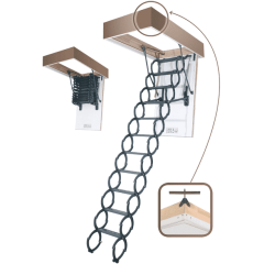 FAKRO Лестница ножничная термоизоляционная LST  60*90/280