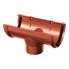 Воронка желоба Verat 125/82 красный